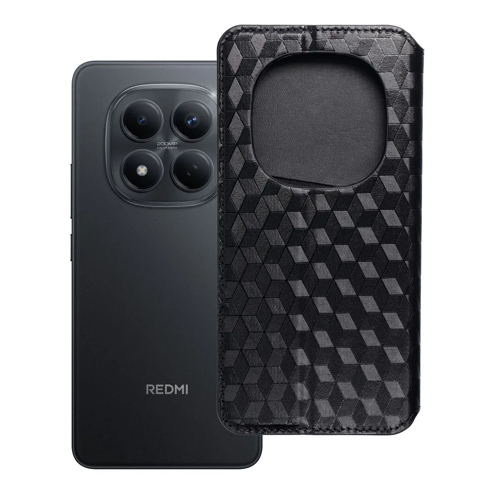 Flip case passend für Xiaomi Redmi NOTE 15 PRO Plus 5G Cubic Book black