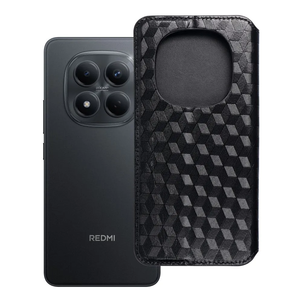 Flip case passend für Xiaomi Redmi NOTE 15 5G Cubic Book black