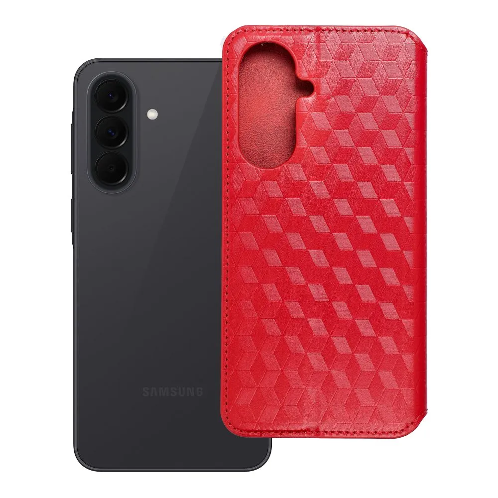 Flip case passend für Samsung A37 Cubic Book red