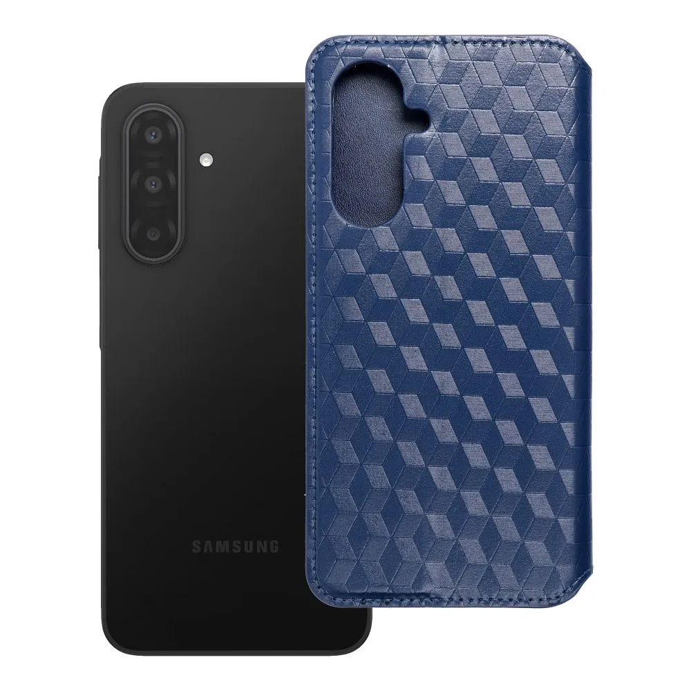 Flip case passend für Samsung A17 Cubic Book blue