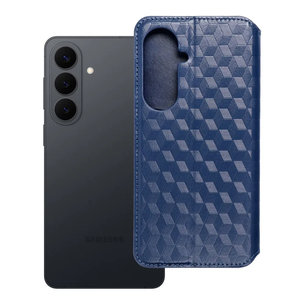 Flip case passend für Samsung S26 PLUS Cubic Book blue