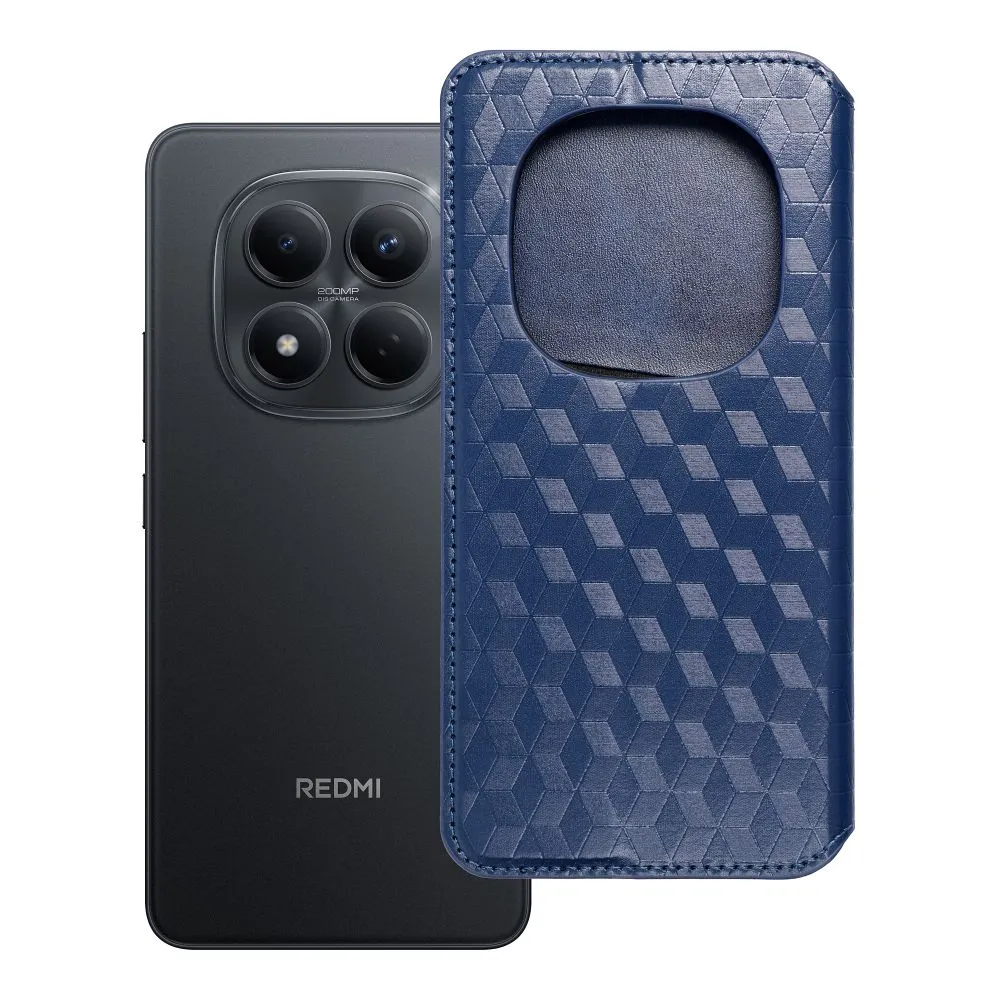 Flip case passend für Xiaomi Redmi NOTE 15 PRO Plus 5G Cubic Book blue