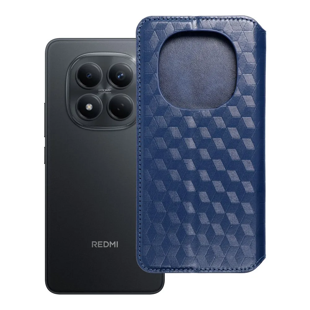 Flip case passend für Xiaomi Redmi NOTE 15 5G Cubic Book blue