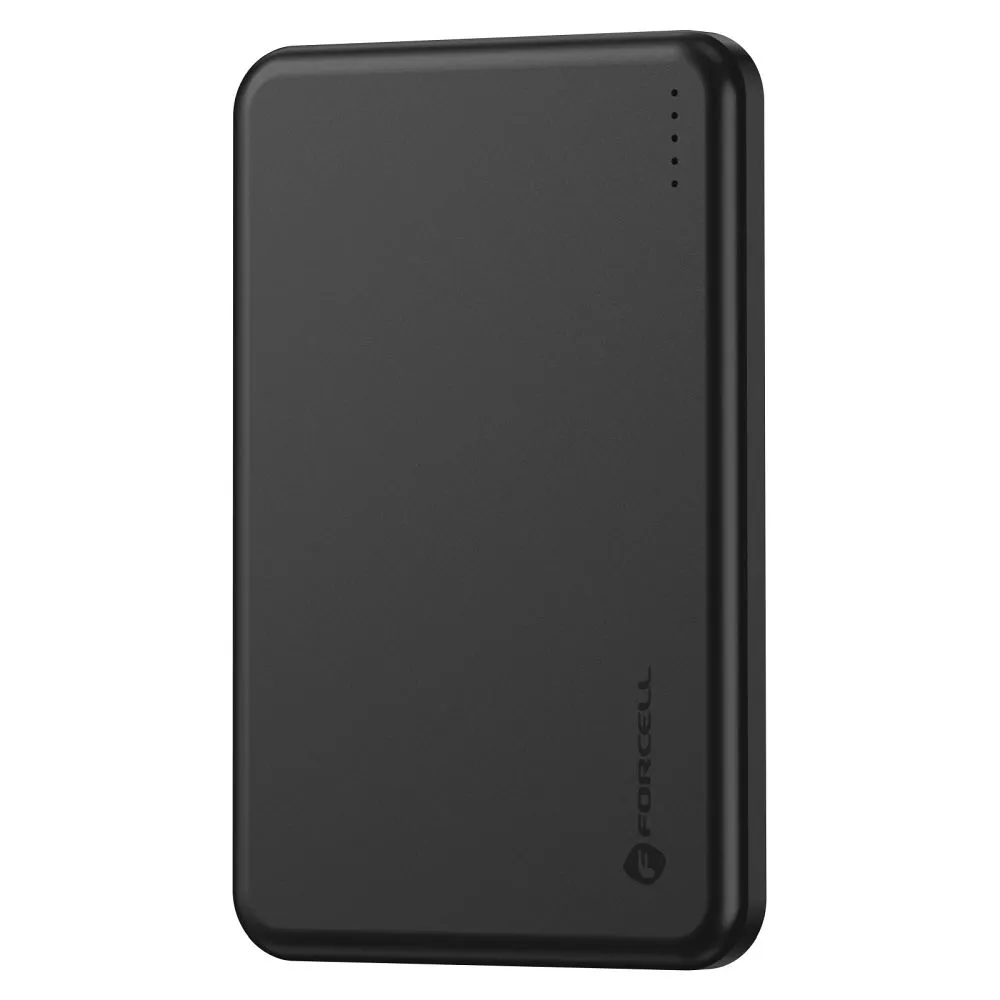 Powerbank kompatibel mit MagSafe Forcell F-Energy Slim F5K9 QC4.0 PD3.0 15W 5000 mAh black