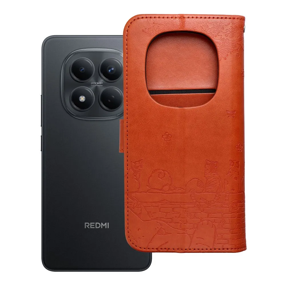 Flip case passend für Redmi NOTE 15 PRO PLUS 5G Mezzo Book cats brown
