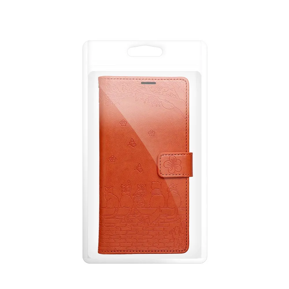 Flip case passend für Redmi NOTE 15 PRO PLUS 5G Mezzo Book cats brown