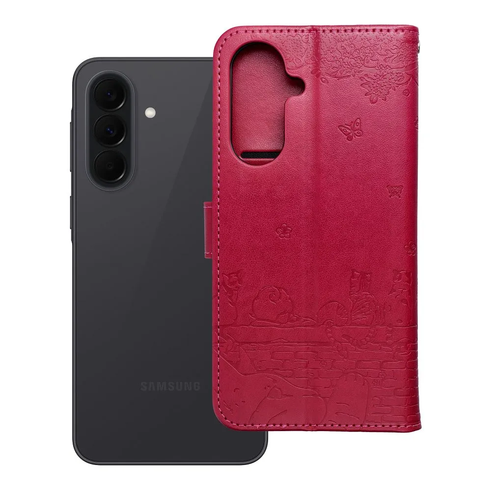 Flip case passend für Samsung A37 Mezzo Book cats red