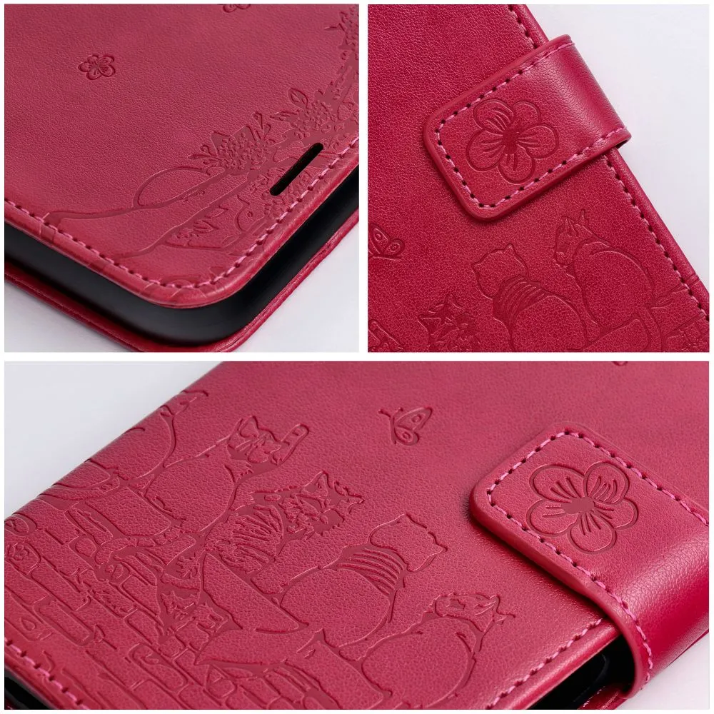 Flip case passend für iPhone 17 / 18 Mezzo Book cats red