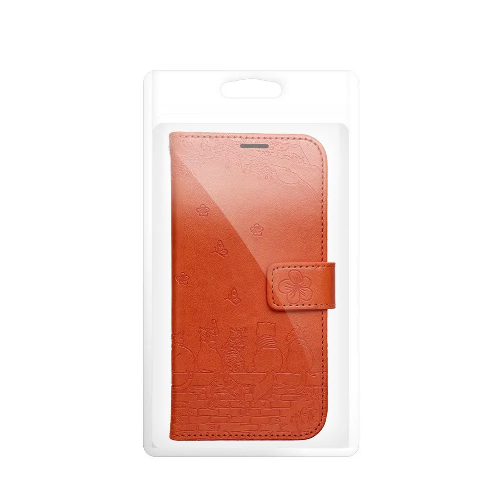 Flip case passend für iPhone 17 / 18 Mezzo Book cats brown