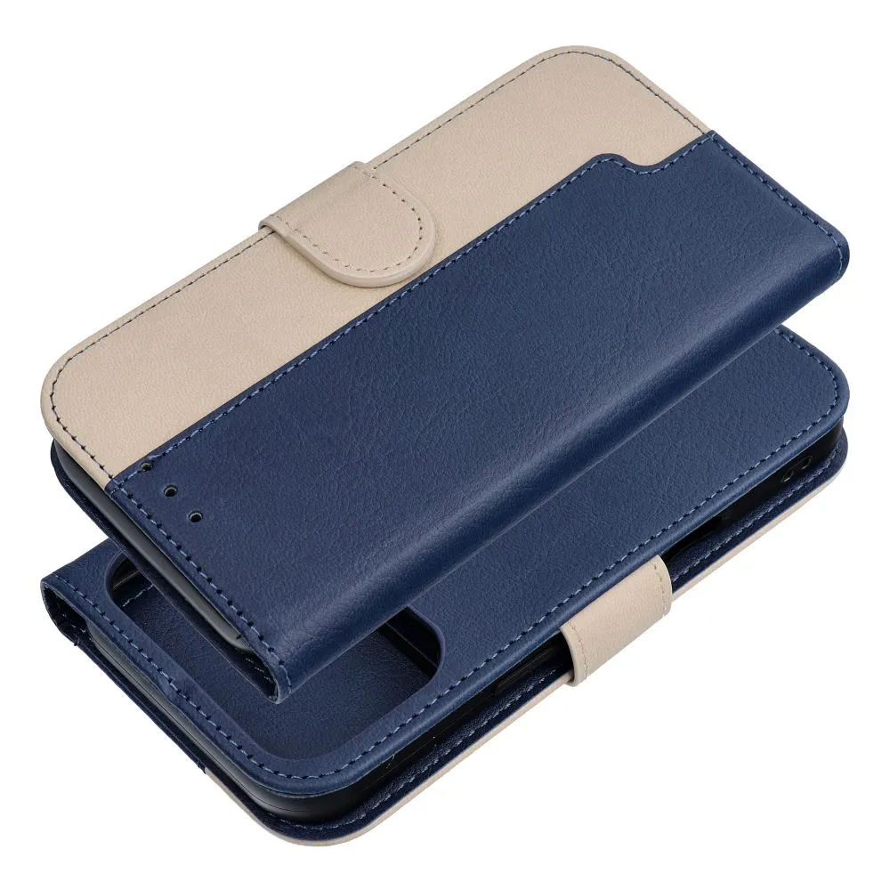 Flip case passend für iPhone 17 / 18 Split Book navy and cream
