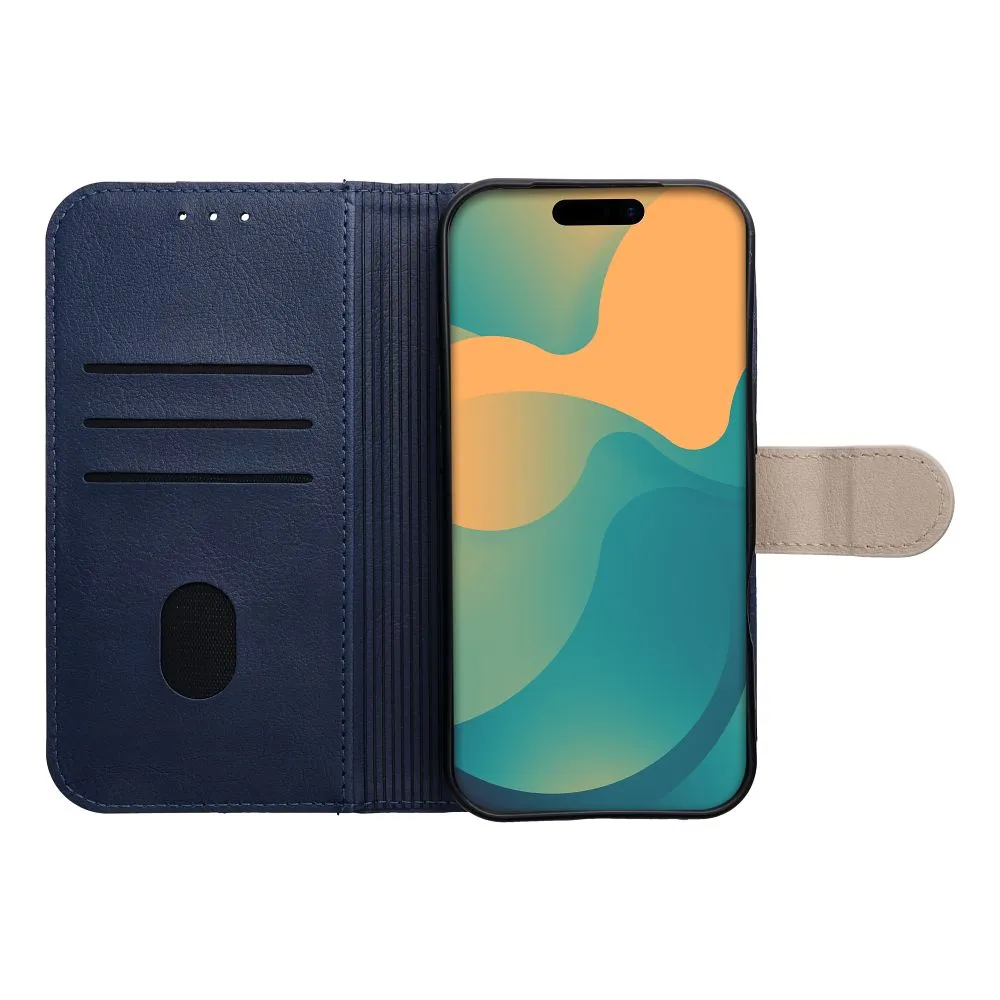 Flip case passend für iPhone 17 PRO MAX Split Book navy and cream