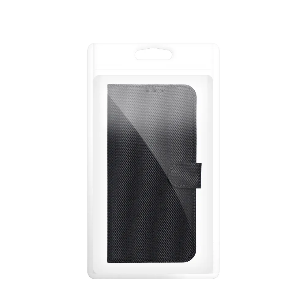 Flip case passend für Samsung S26 PLUS 4Card RFID anti-theft tech fabric black