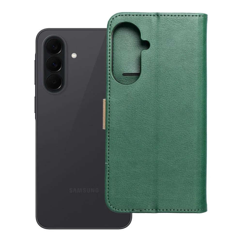 Flip case passend für Samsung A37 Split Book green and gold