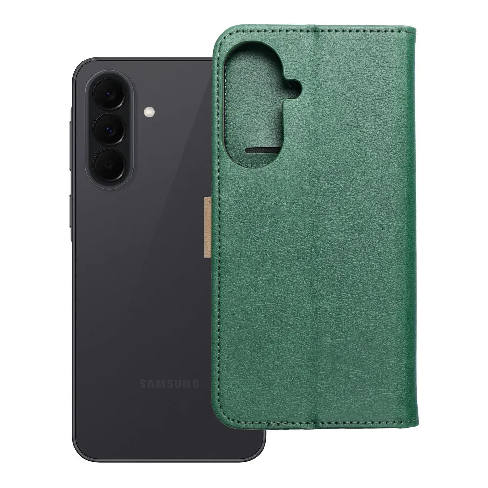 Flip case passend für Samsung A57 Split Book green and gold