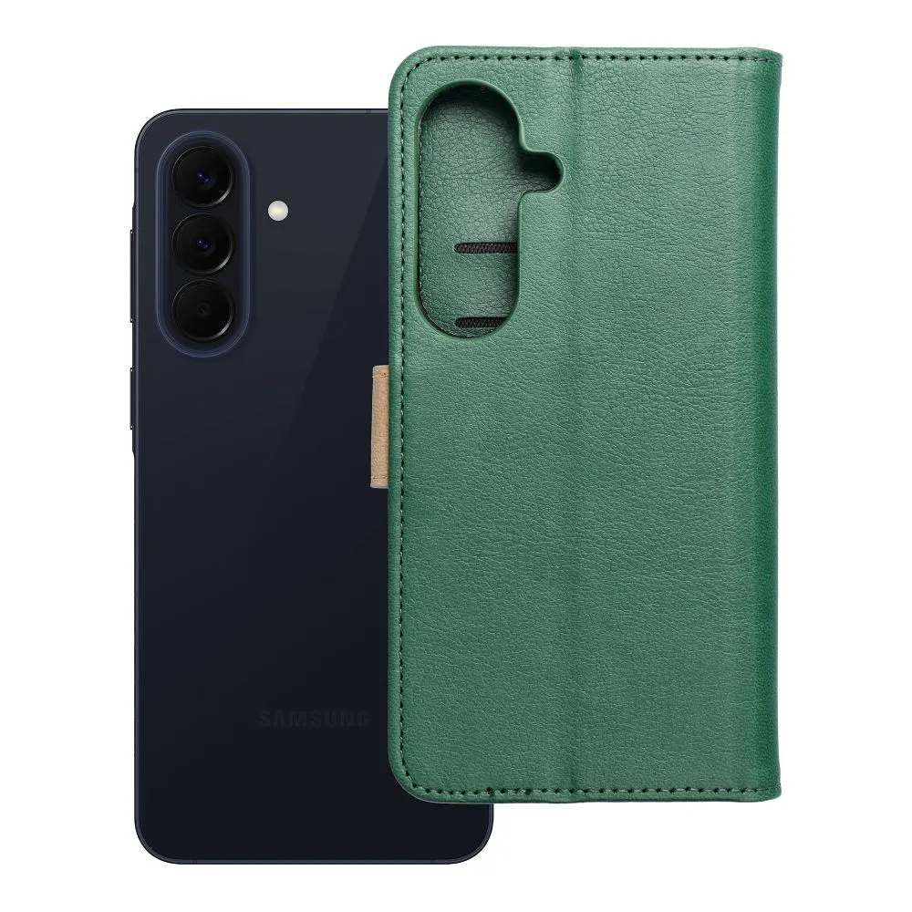Flip case passend für Samsung S26 Split Book green and gold