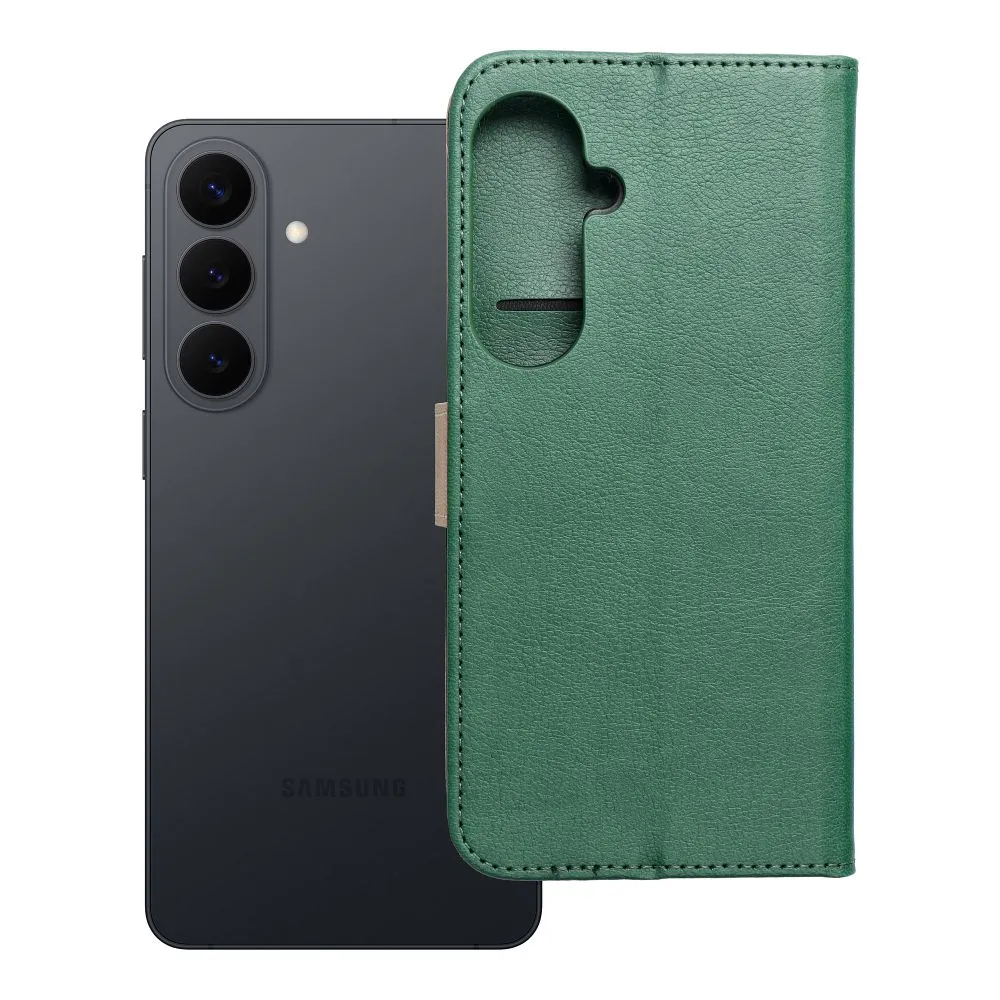 Flip case passend für Samsung S26 PLUS Split Book green-gold