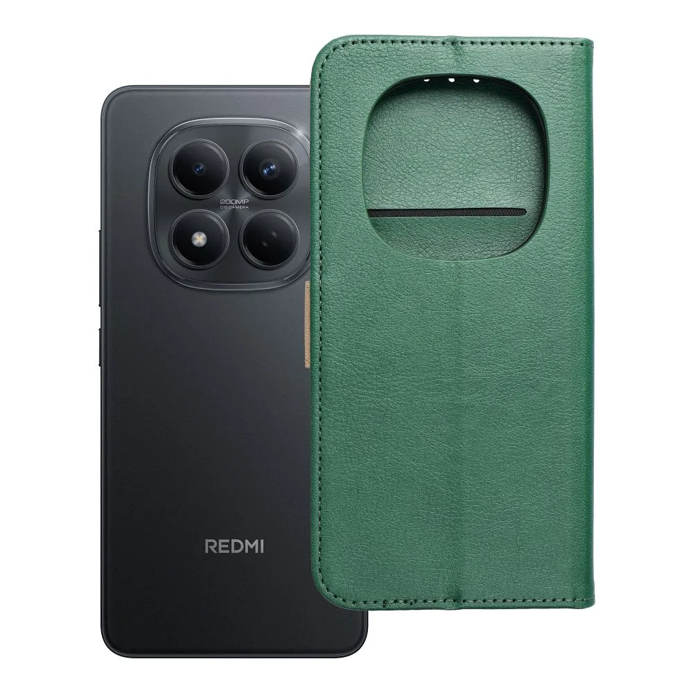 Flip case passend für Xiaomi Redmi NOTE 15 PRO 5G Split Book green and gold