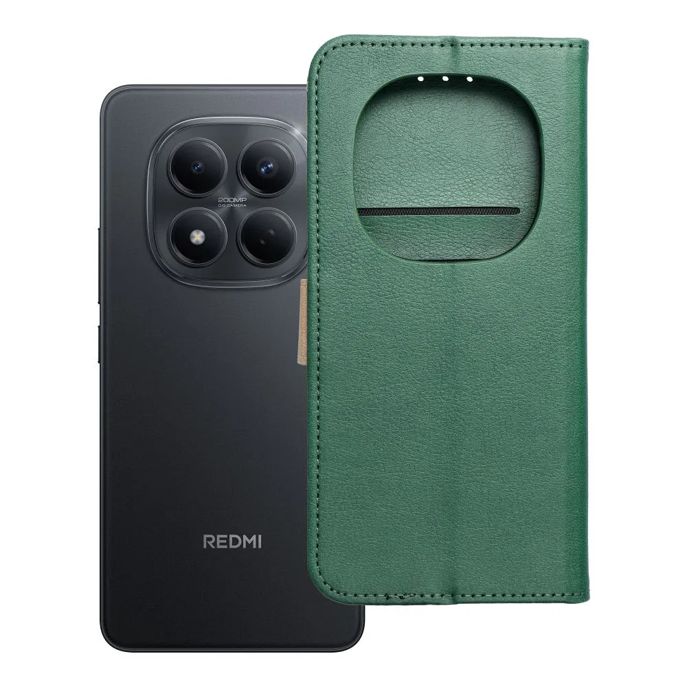 Flip case passend für Xiaomi Redmi NOTE 15 PRO Plus 5G Split Book green and gold