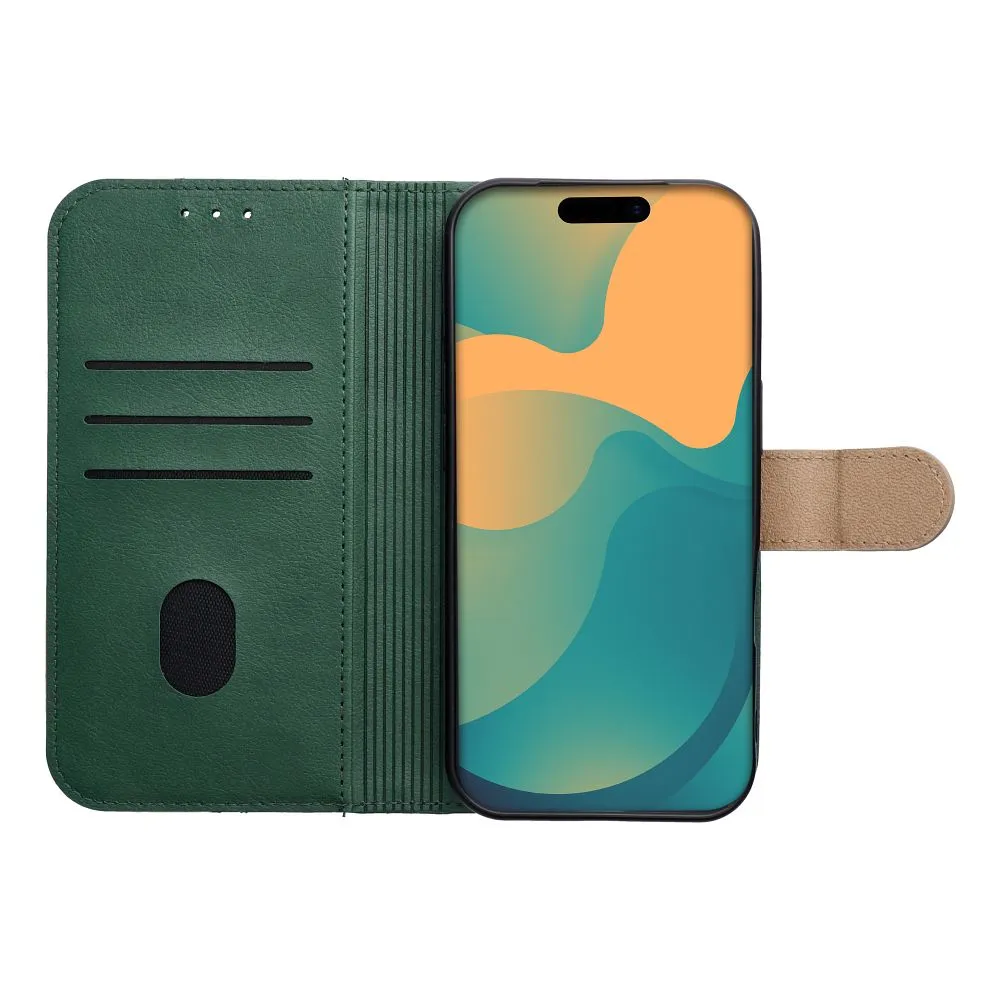 Flip case passend für Xiaomi Redmi NOTE 15 PRO Plus 5G Split Book green and gold