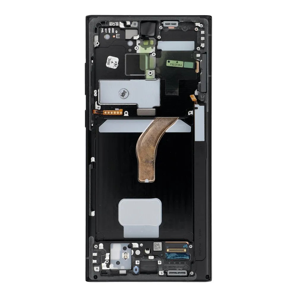 ServicePack LCD Display SAMSUNG S22 Ultra S908 Graphite GH82-27488E