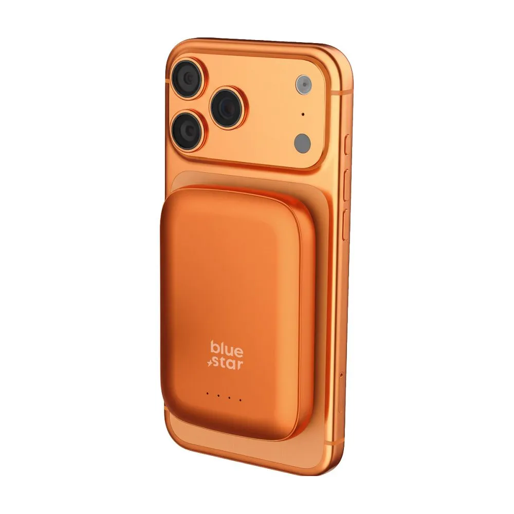 Powerbank kompatibel mit MagSafe Blue Star Slim DG-P8 15W 5000 mAh orange