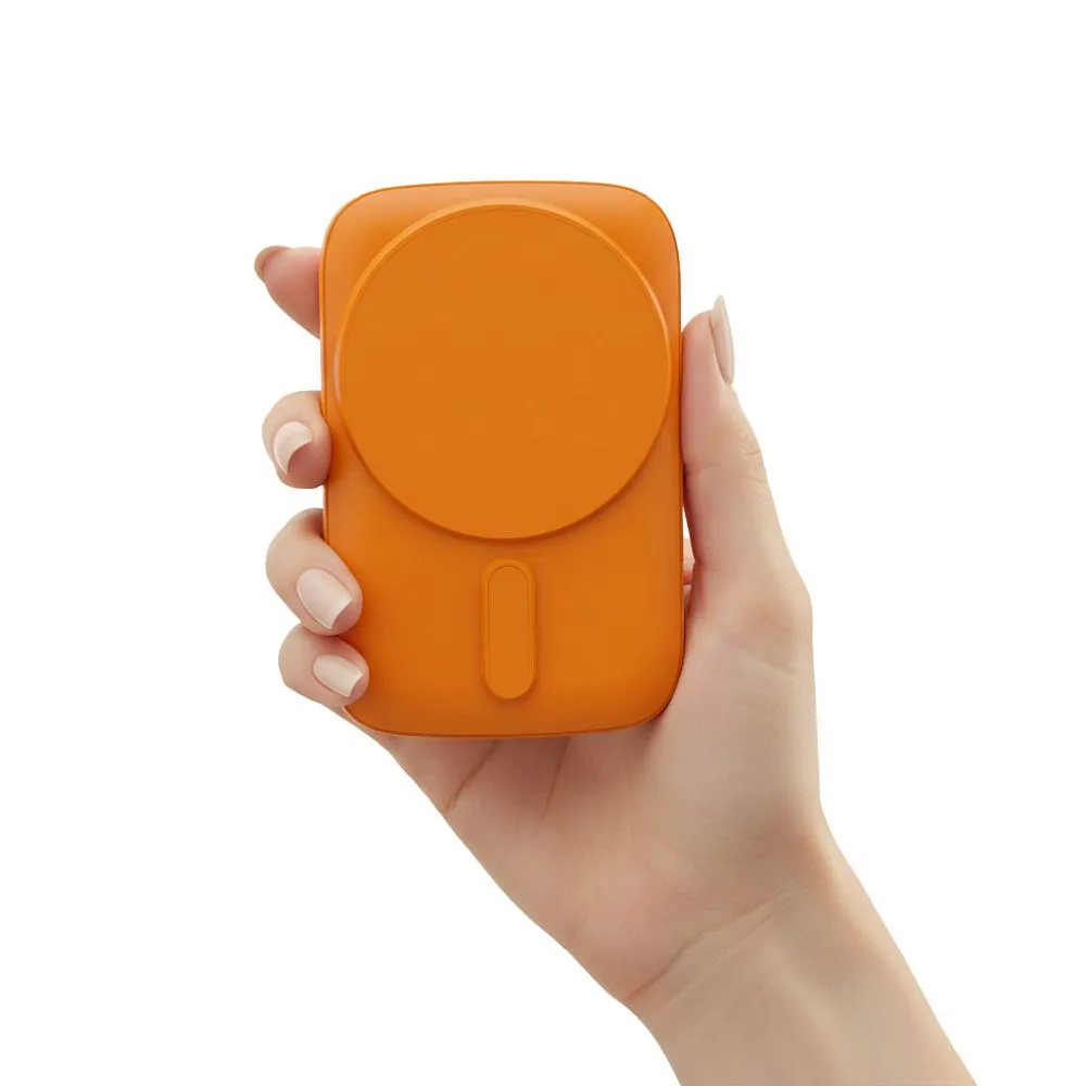Powerbank kompatibel mit MagSafe Blue Star Slim DG-P8 15W 5000 mAh orange