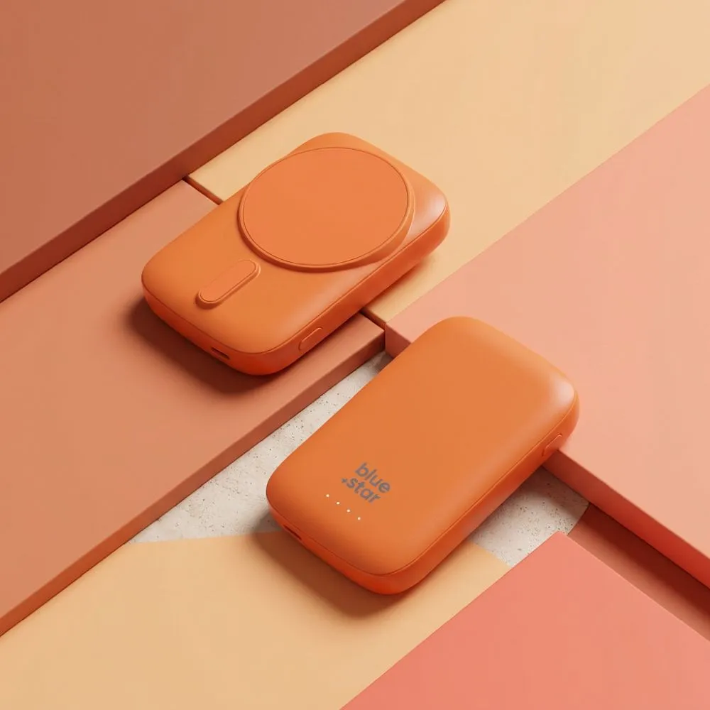 Powerbank kompatibel mit MagSafe Blue Star Slim DG-P8 15W 5000 mAh orange