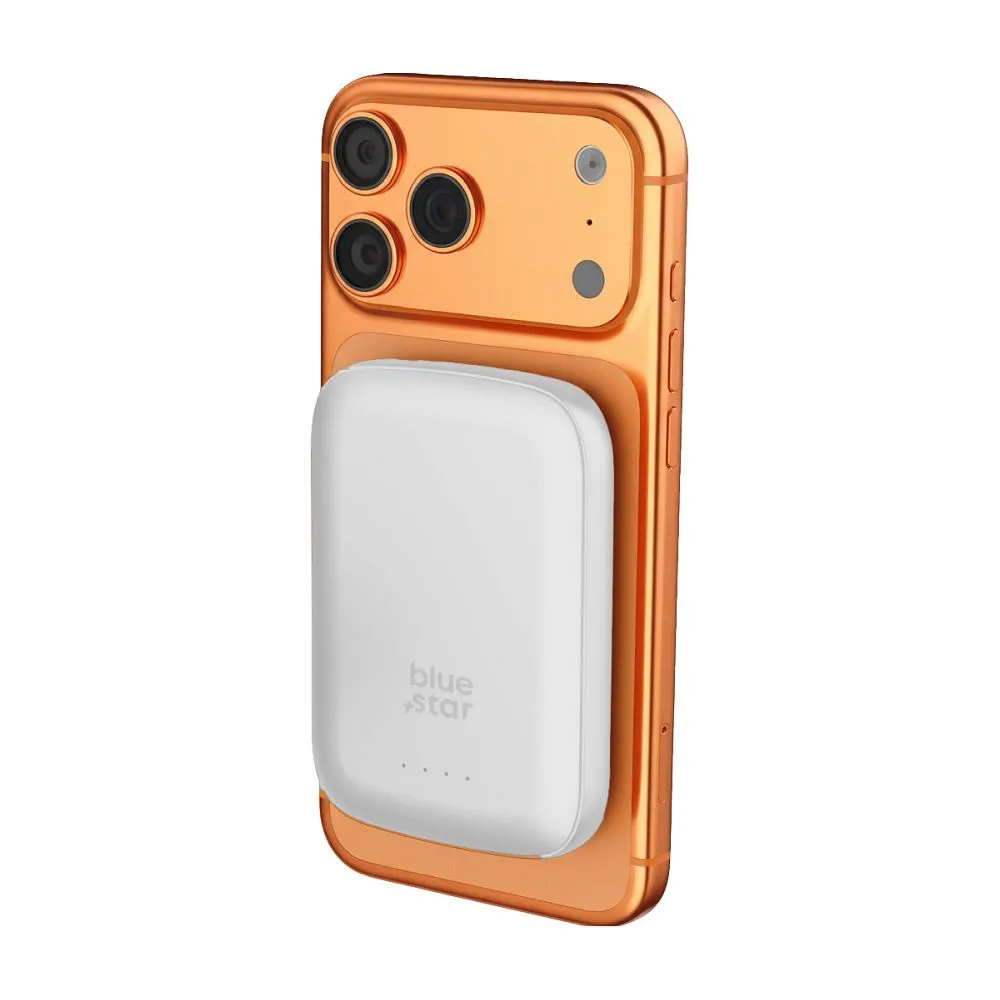 Powerbank kompatibel mit MagSafe Blue Star Slim DG-P8 15W 5000 mAh bialy