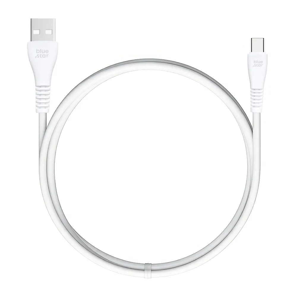 Cable USB A to USB C Blue Star 2A 12W 1 m PJ-DG4-A white