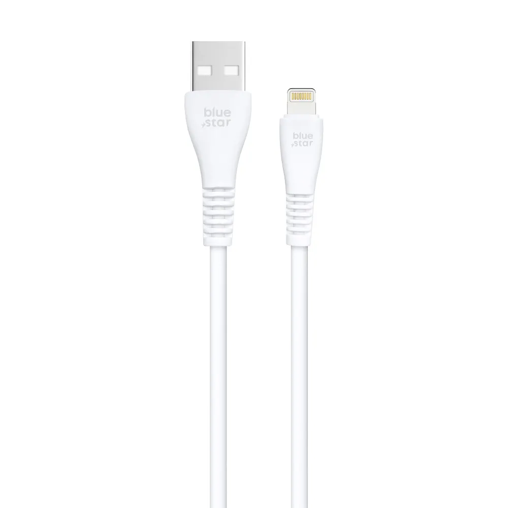 Cable USB A to Lightning Blue Star 2A 12W 1 m PJ-DG5-A white