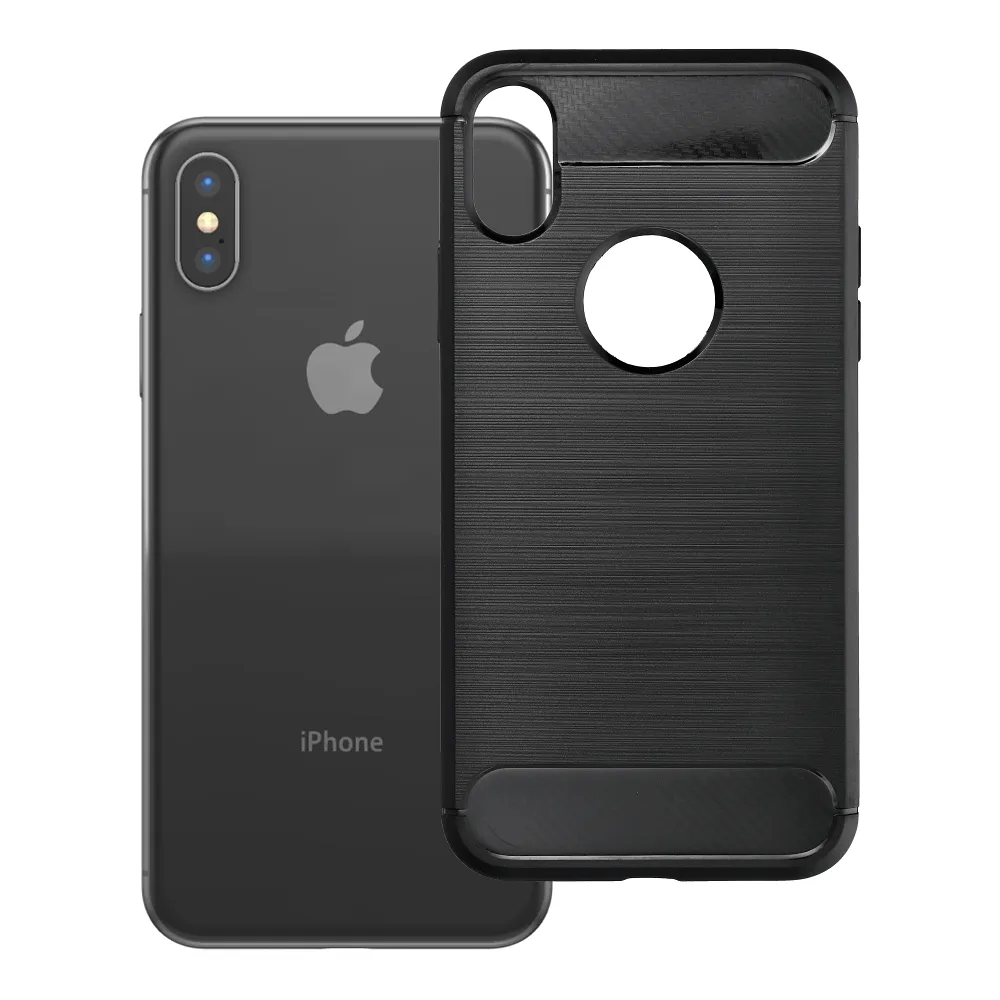 Case passend für iPhone X Carbon 2.0 black