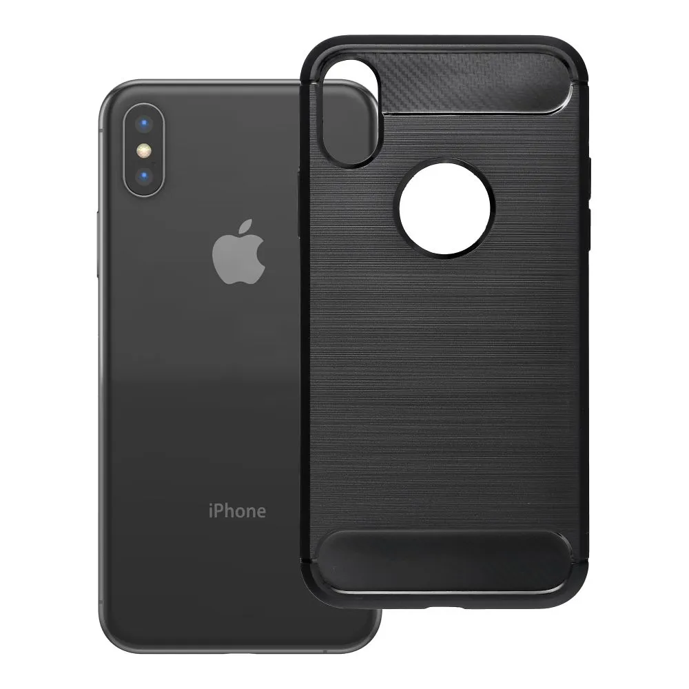 Case passend für iPhone XS Carbon 2.0 black