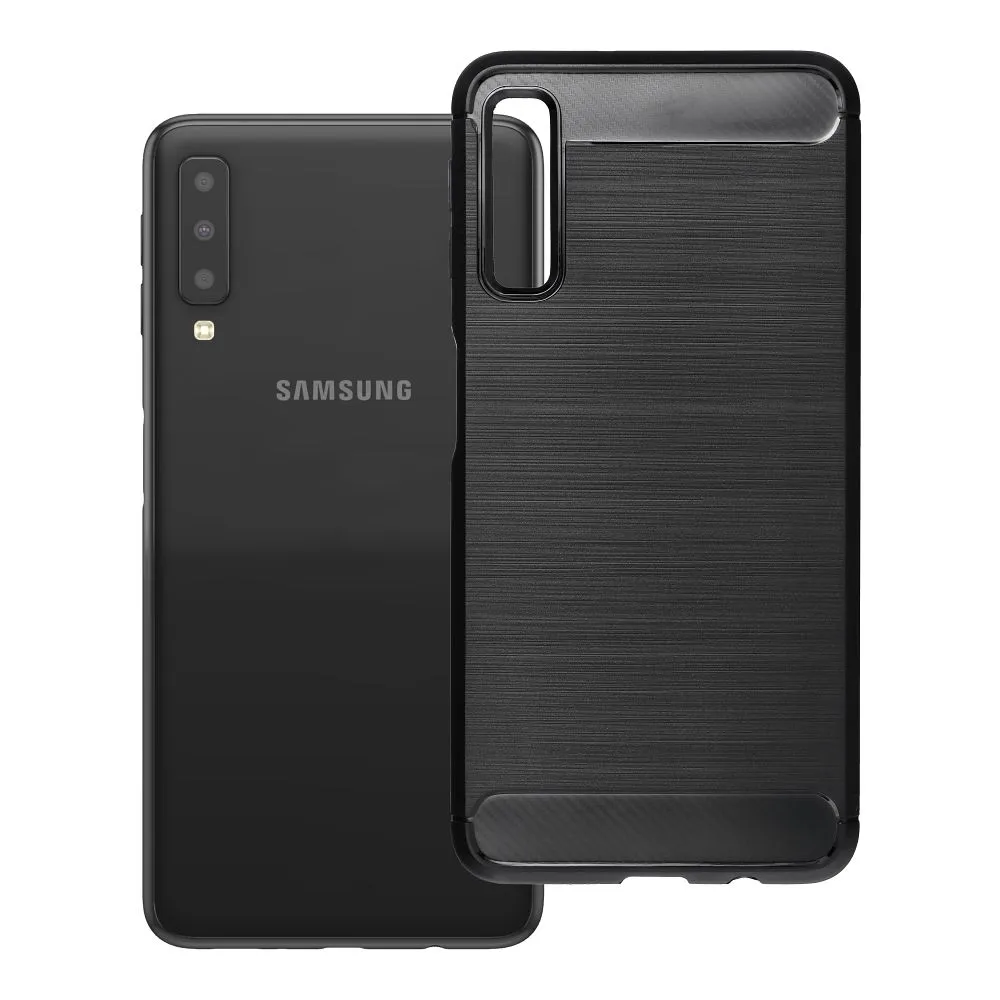 Case passend für Samsung A7 2018 ( A750 ) Carbon 2.0 black