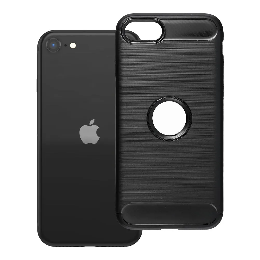 Case passend für iPhone SE 2020 Carbon 2.0 black