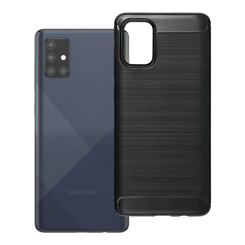 Case passend für Samsung A71 Carbon 2.0 black