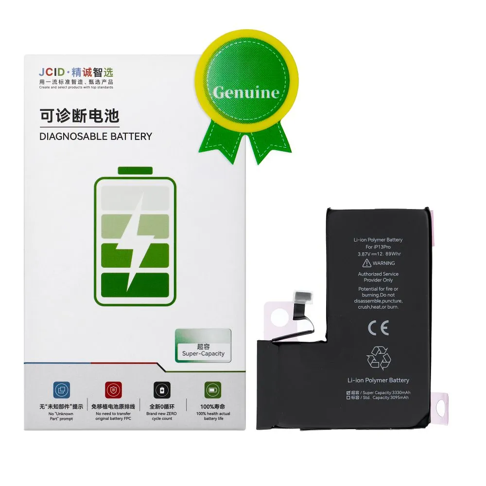 JCID Diagnosable Genuine Battery passend für iPhone 13 PRO (high capacity)