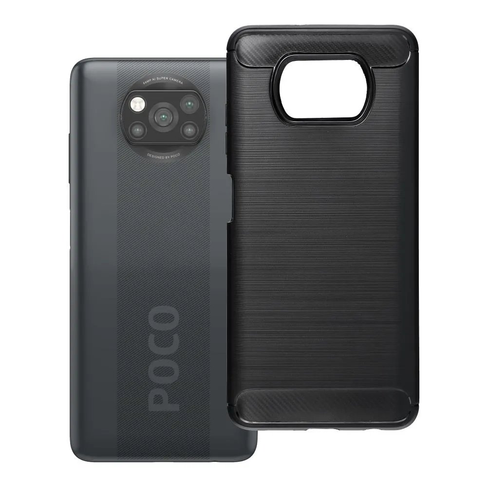 Case passend für Xiaomi POCO X3 Carbon 2.0 black