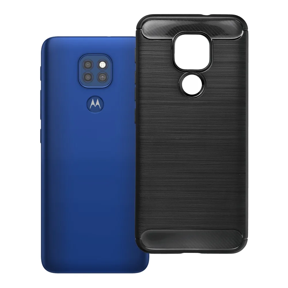 Case passend für Motorola Moto G9 PLAY / E7 PLUS Carbon 2.0 black