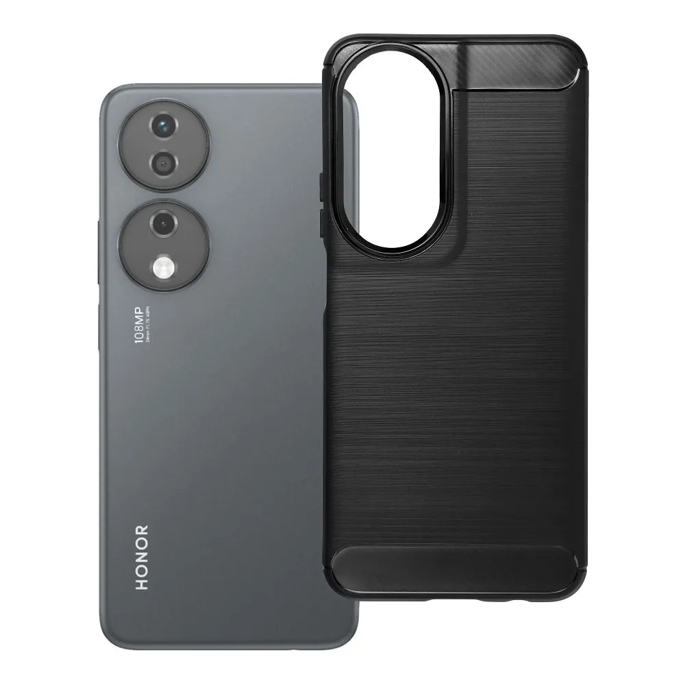 Case passend für HONOR X7b Carbon 2.0 black