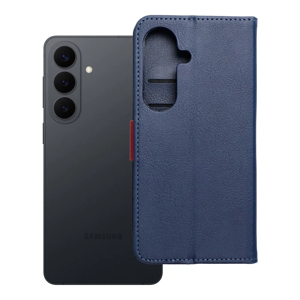 Flip case passend für Samsung S26 Split Book navy and red