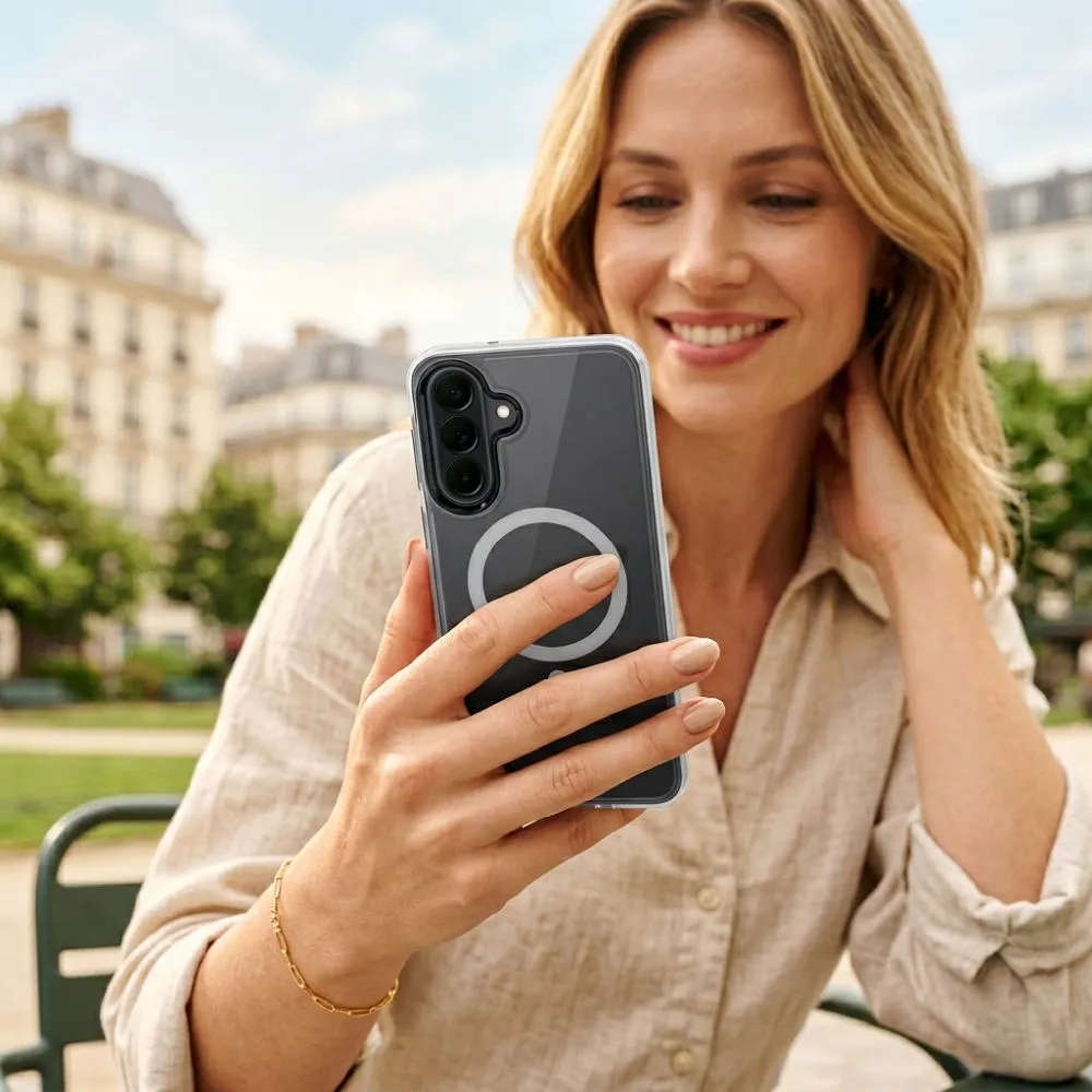 ROAR MAG BUMPER hoesje compatibel met MagSafe voor Samsung A37 wit