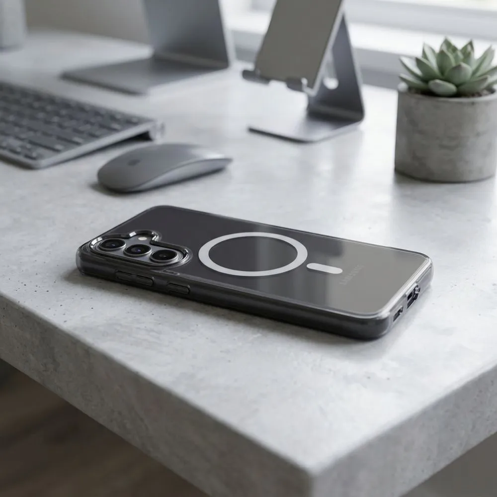 ROAR MAG BUMPER hoesje compatibel met MagSafe voor Samsung A37 wit