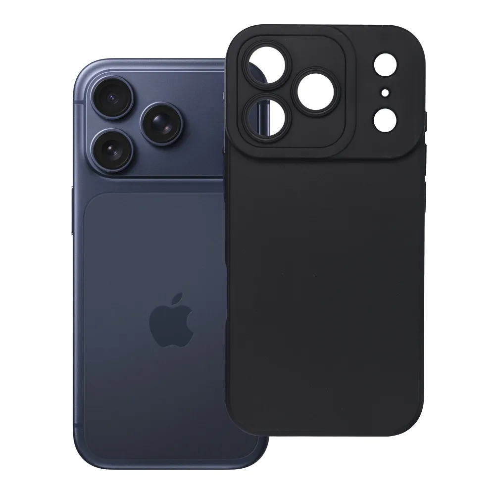 Case passend für iPhone 17 Pro / 18 Pro (low camera edge) Matt 2.0 black