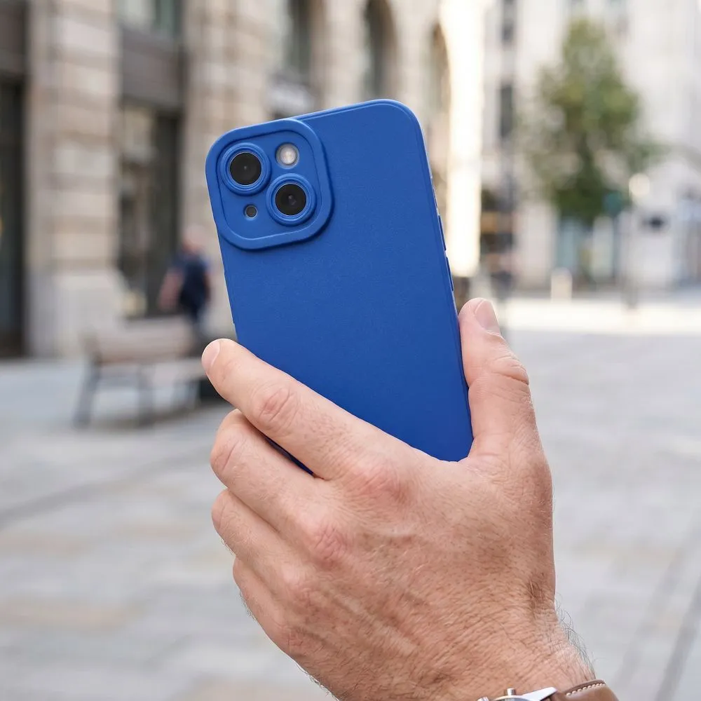 Case passend für iPhone 17 Pro Max / 18 Pro Max (low camera edge) Matt 2.0 blue