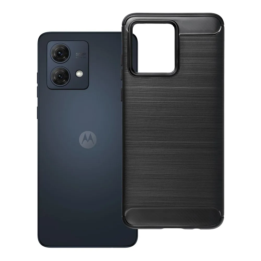 Case passend für Motorola G84 Carbon 2.0 black