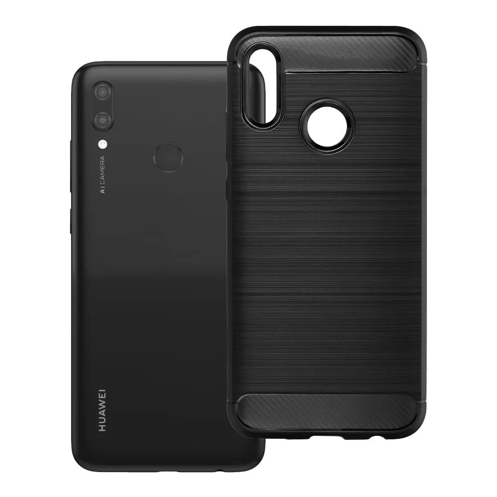 Case passend für Huawei P Smart 2019 Carbon 2.0 black