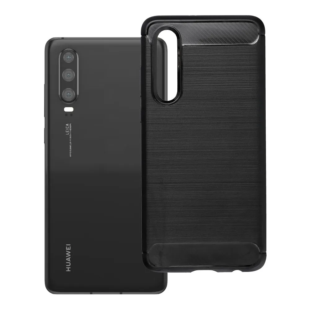 Case passend für Huawei P30 Carbon 2.0 black