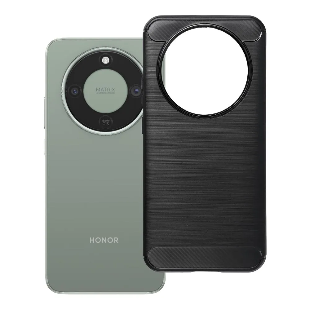 Case passend für Honor Magic 8 LITE Carbon 2.0 black