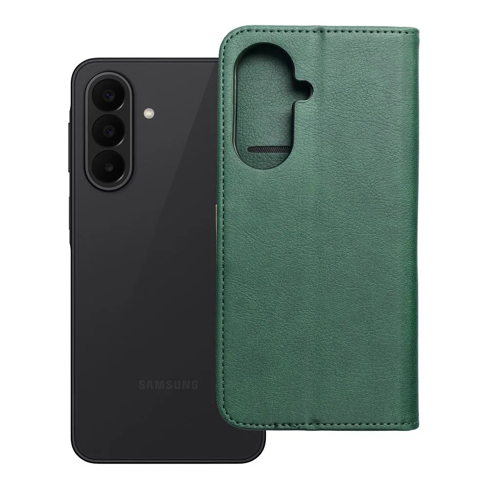 Flip case passend für Samsung A27 Split Book green and gold