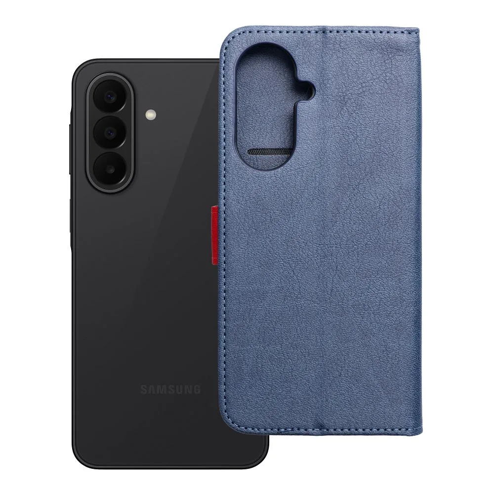 Flip case passend für Samsung A27 Split Book navy and red